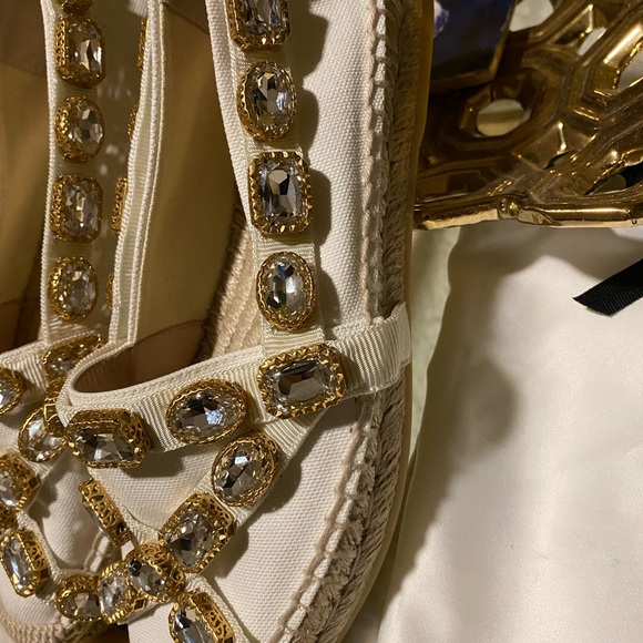 NWOB Gucci Crystal Espadrilles - Picture 7 of 10